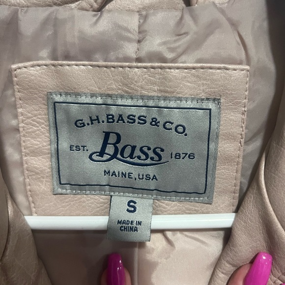 Blush colored Faux leather jacket - Picture 3 of 7